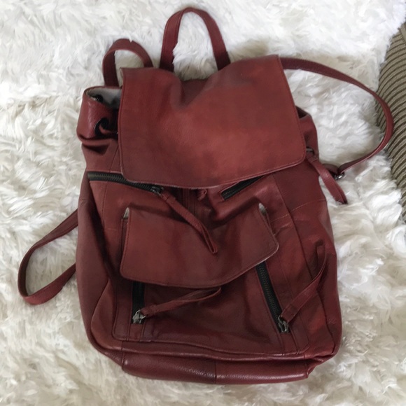 Day & Mood Leather Hannah Backpack - Cognac - Picture 4 of 8